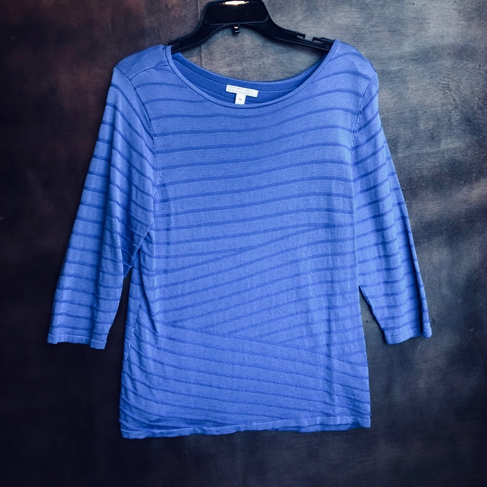 Periwinkle blue Dana Bachman top